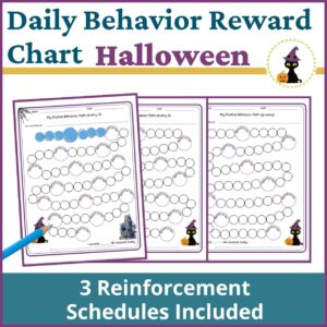 Halloween Behavior Reward Chart