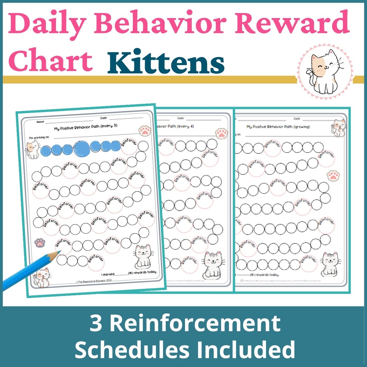 Kittens Behavior Reward Chart