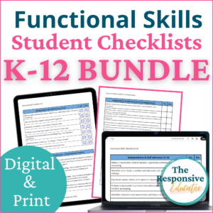 K-12th Grade Functional Life Skills Checklist