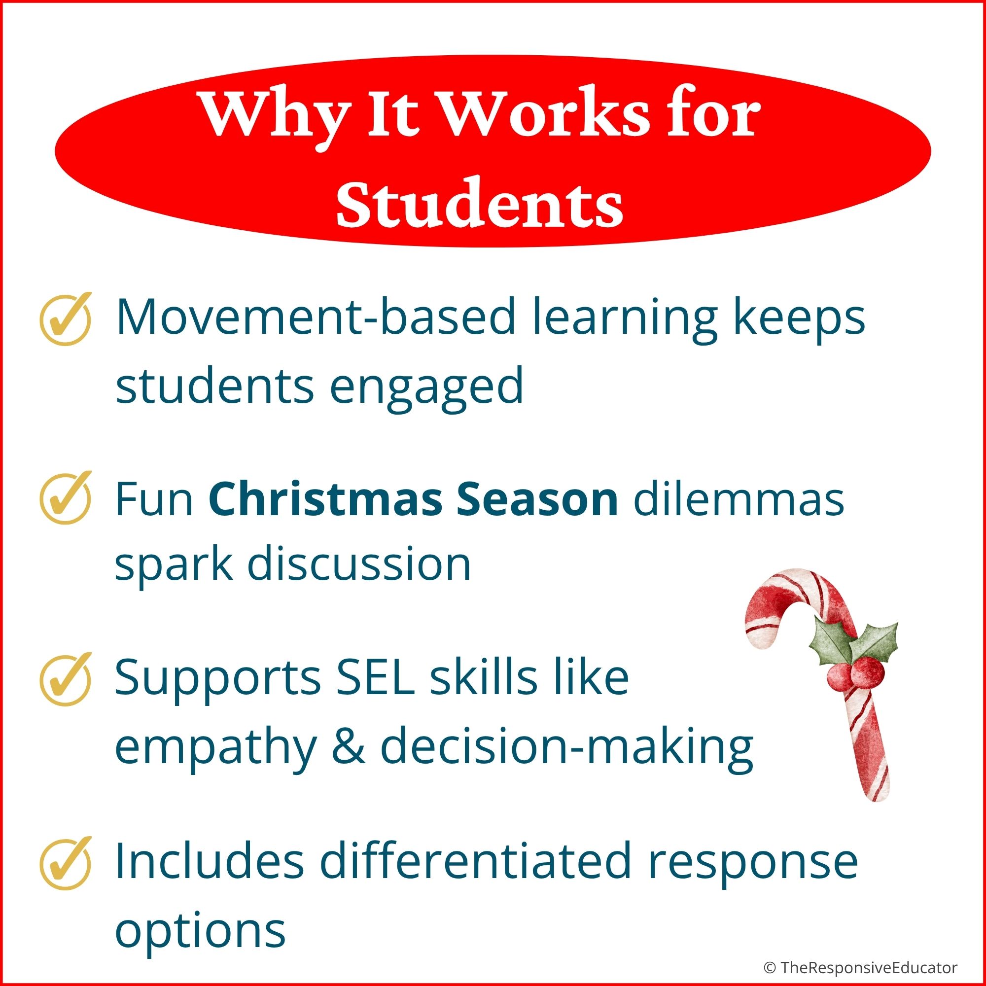 Christmas Would You Rather Questions & SEL Write the Room Activity - Image 3