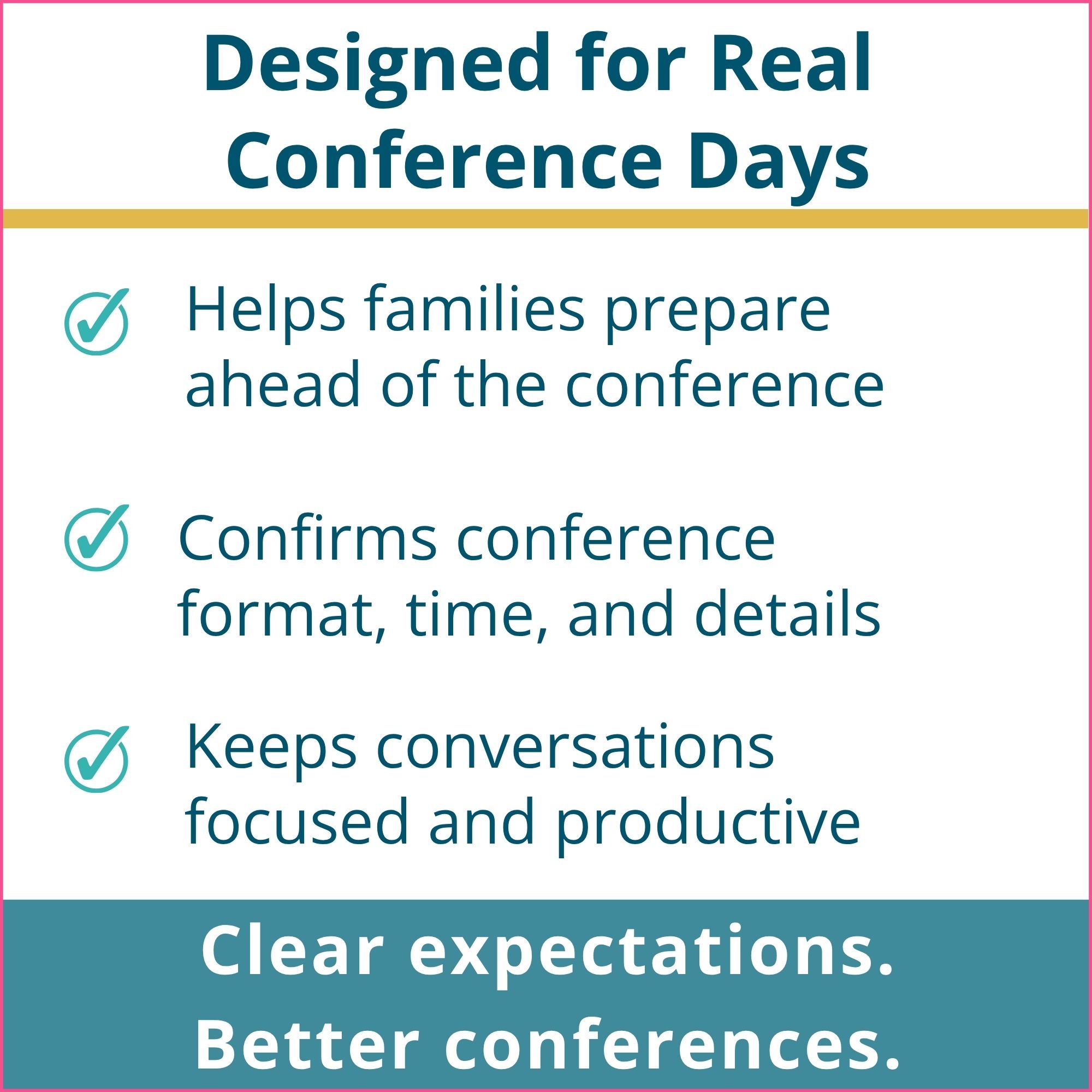 Parent Teacher Conference Templates - Letter, Reminder, & Family Input Forms - Image 4