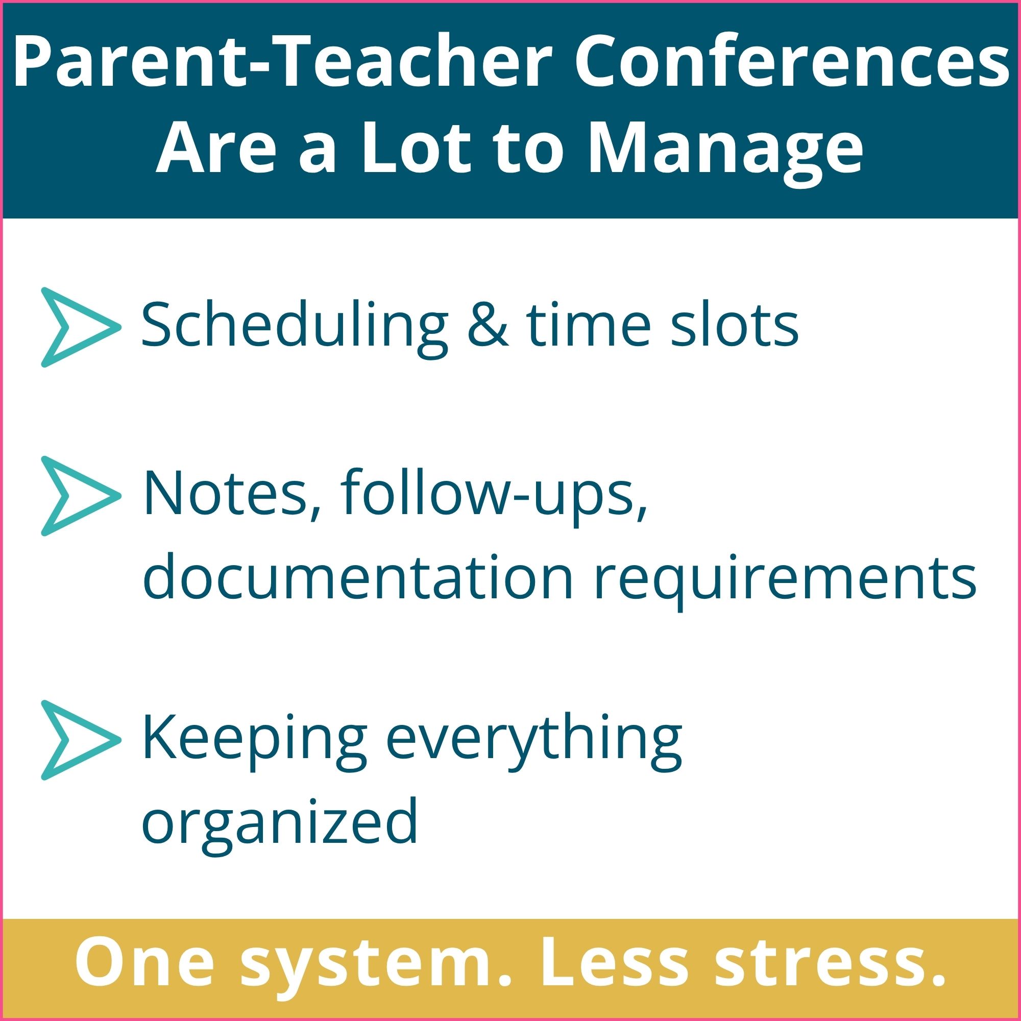 Parent Teacher Conference Forms for Teachers - Sign Up Schedule, Checklist, Notes, & Sign In Sheets - Image 2