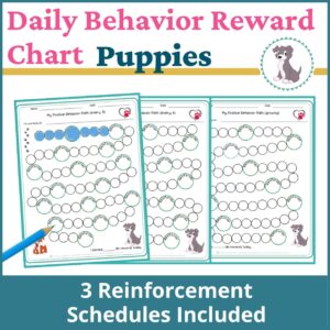 Puppies Behavior Reward Chart