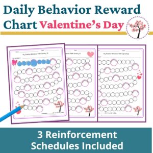 Valentine's Day Behavior Reward Chart