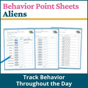 Aliens Behavior Point Sheet