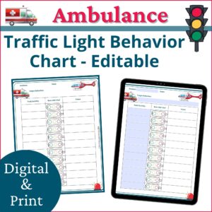 Ambulance Traffic Light Behavior Chart