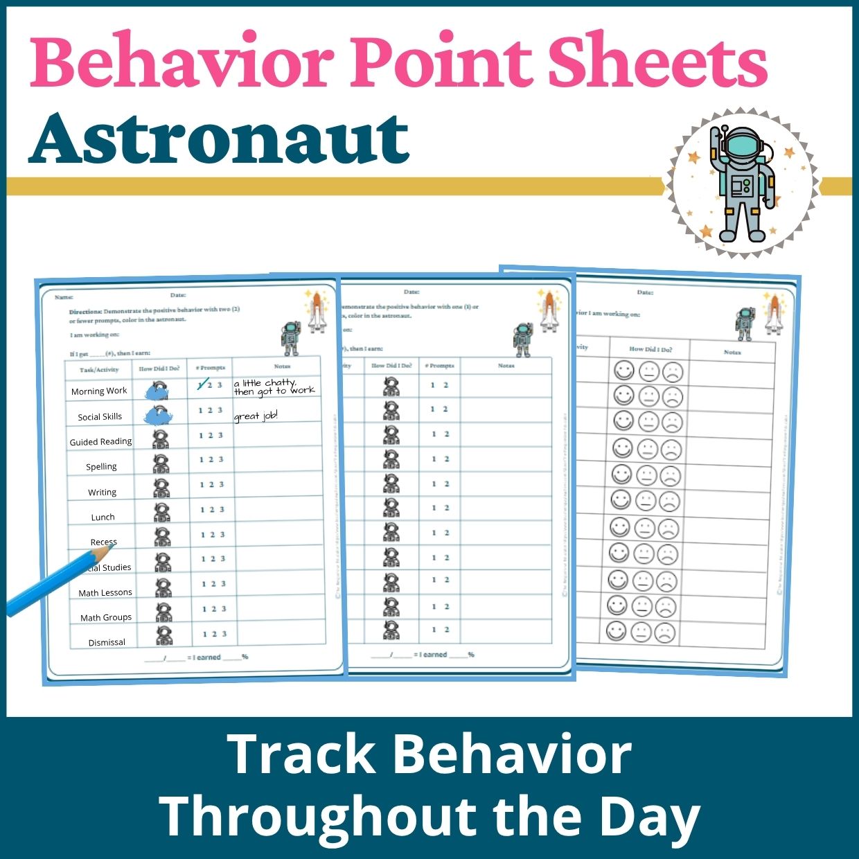 Astronaut Behavior Point Sheet