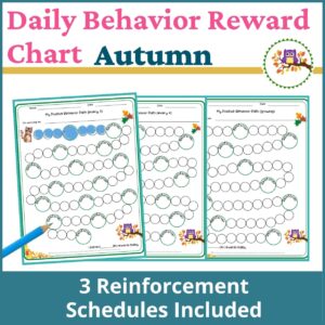 Autumn Behavior Reward Chart