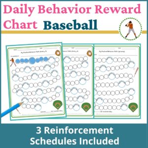 Baseball Behavior Reward Chart