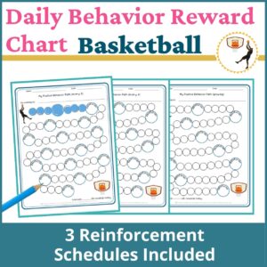 Basketball Behavior Reward Chart for Students – Printable Behavior Chart