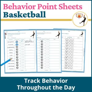 Basketball Behavior Point Sheet