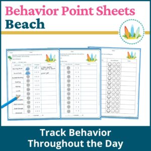 Beach Behavior Point Sheet