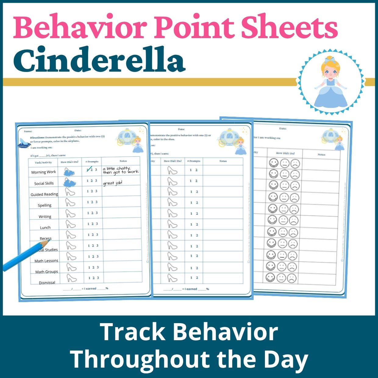 Cinderella Behavior Point Sheet