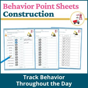 Construction Behavior Point Sheet