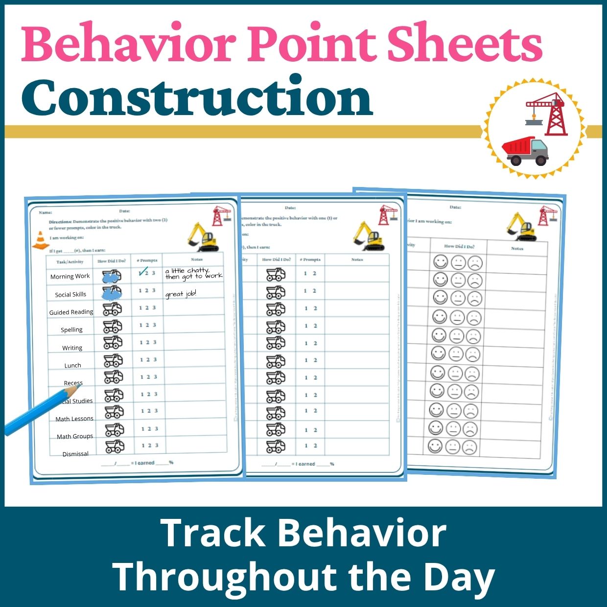 Construction Behavior Point Sheet