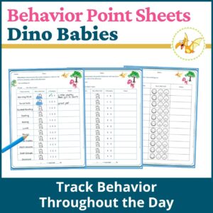 Dino Babies Behavior Point Sheet