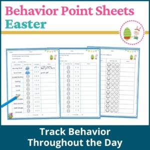 Easter Behavior Point Sheet