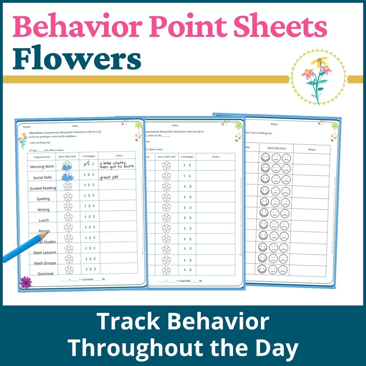Flowers Behavior Point Sheet
