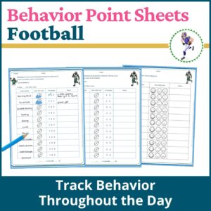 Football Behavior Point Sheet