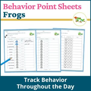 Frogs Behavior Point Sheet