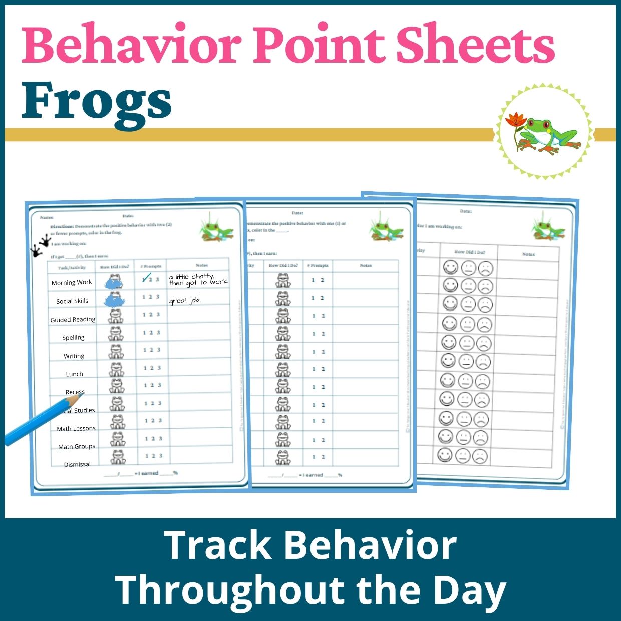 Frogs Behavior Point Sheet
