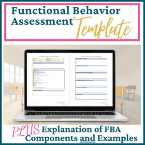 Functional Behavior Assessment Template