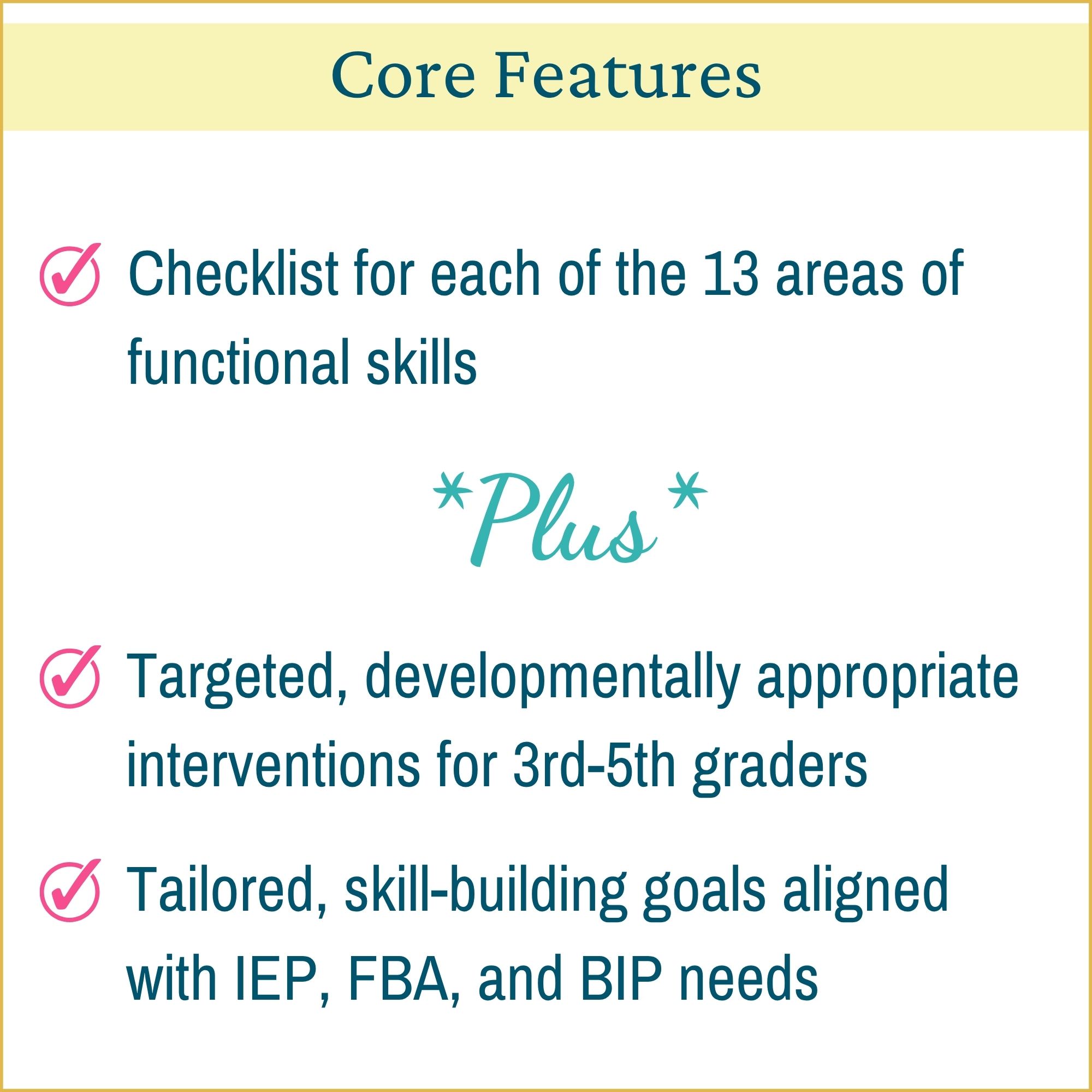 3rd-5th Grade Functional Life Skills Checklist, IEP Goals & Interventions - Image 2