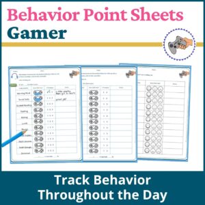 Gamer Behavior Point Sheet