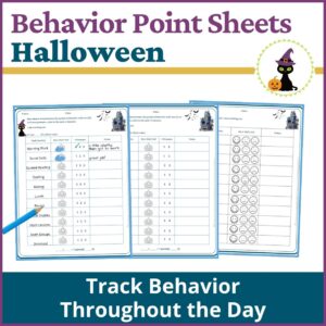 Halloween Behavior Point Sheet
