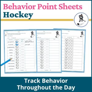 Hockey Behavior Point Sheet