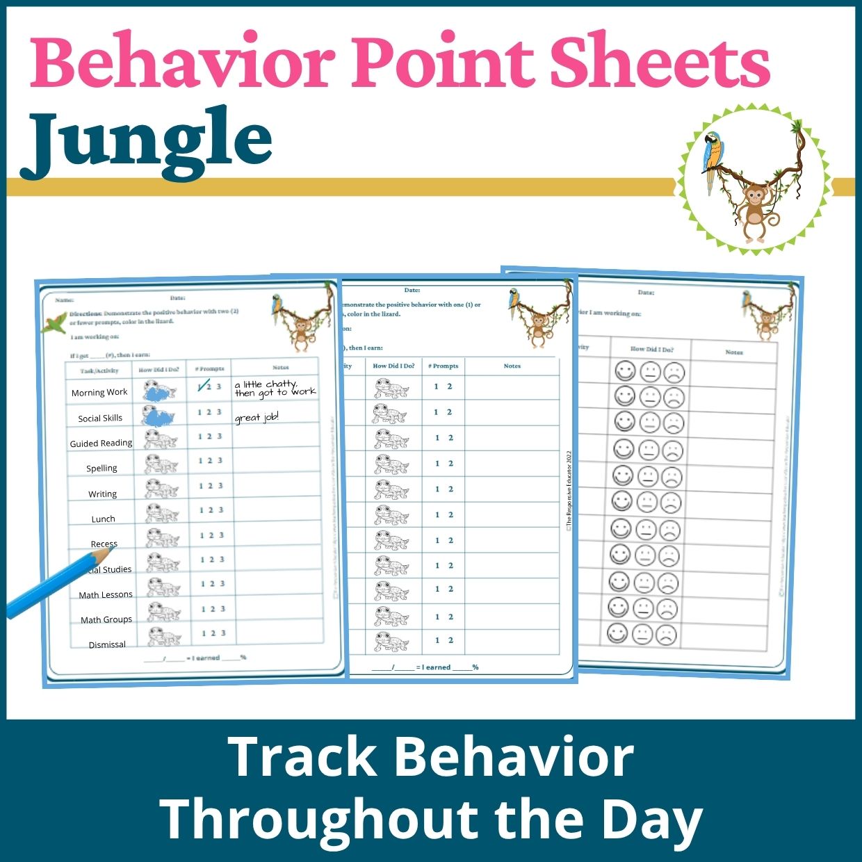 Jungle Behavior Point Sheet
