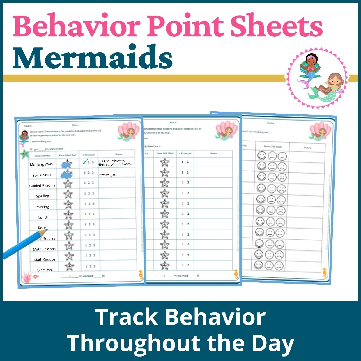 Mermaids Behavior Point Sheet