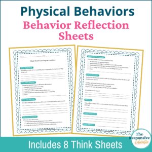 Unsafe Physical Behavior Reflection Sheets
