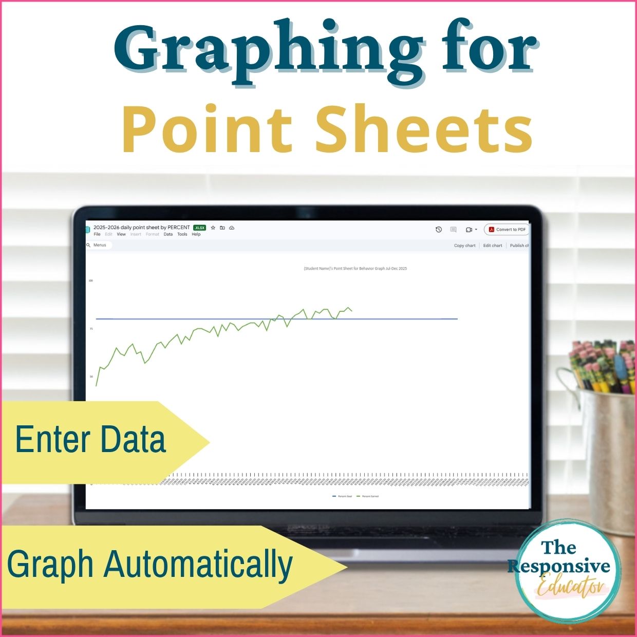 Behavior Tracking Spreadsheet for Point Sheets – Automatic Graphing