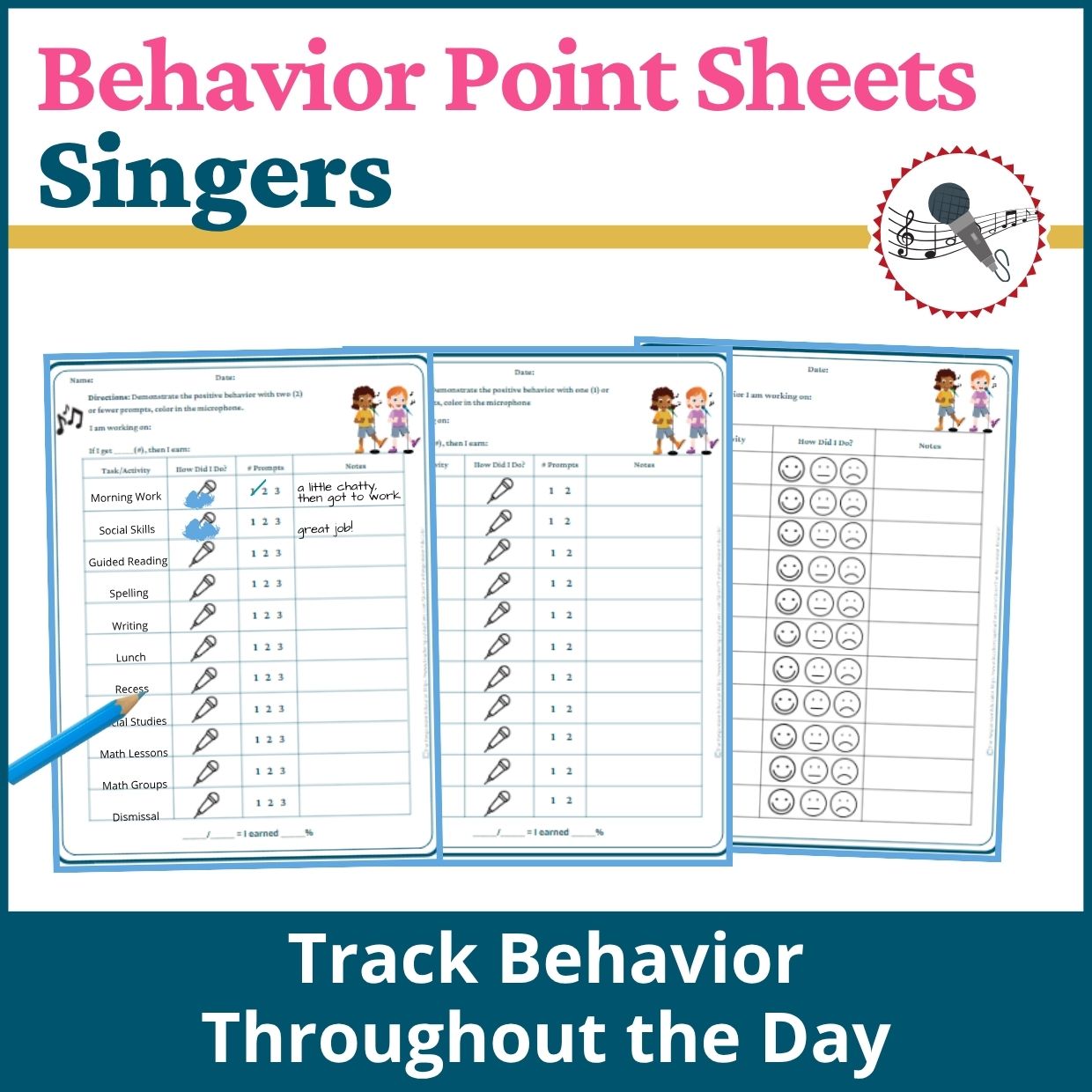 Singers Behavior Point Sheet