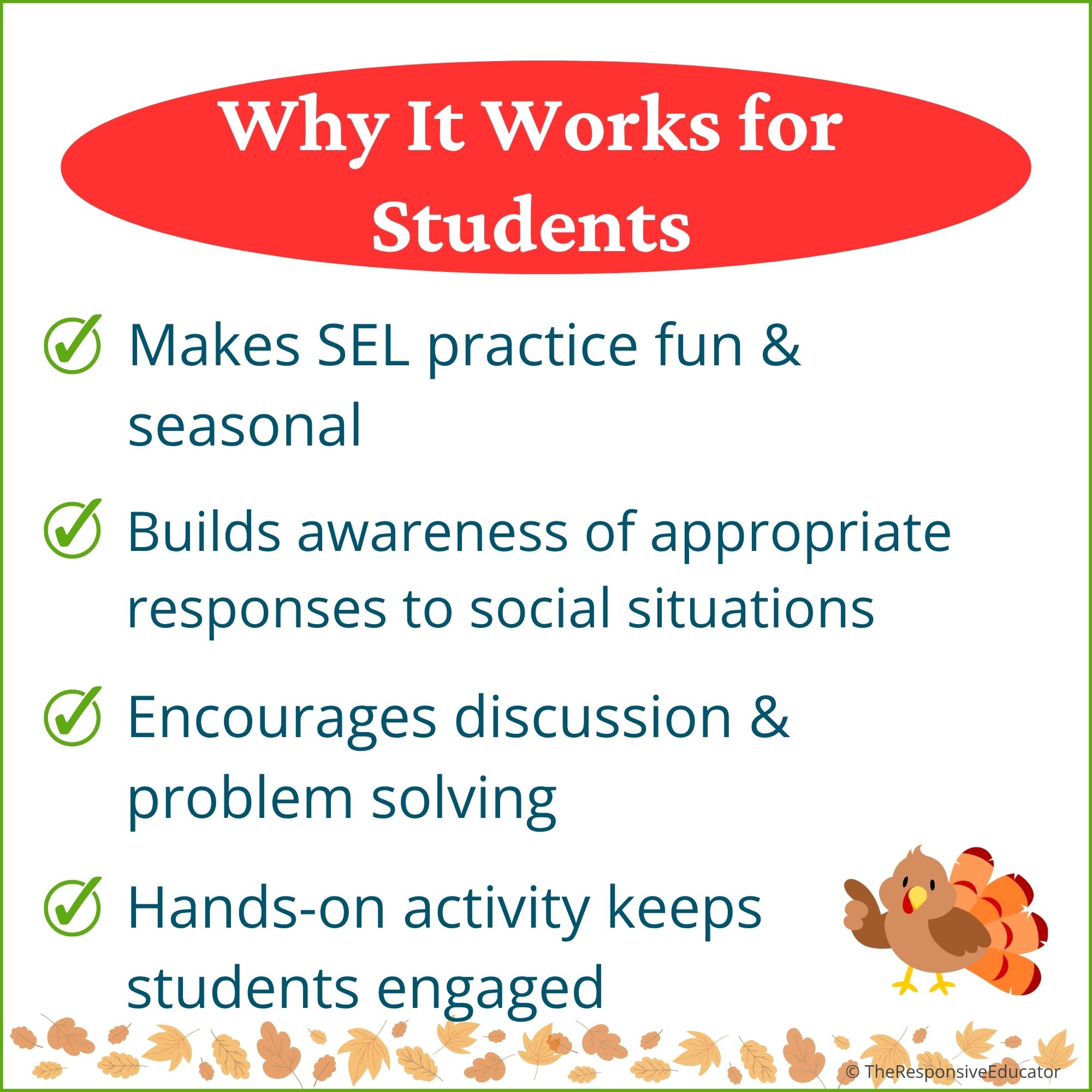 Thanksgiving Appropriate vs Inappropriate Behavior Worksheets & Sorting Activity - Image 3