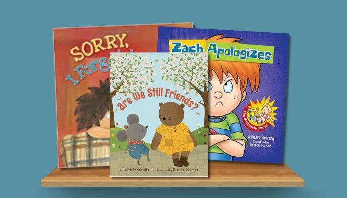 books to help teach kids how to apologize