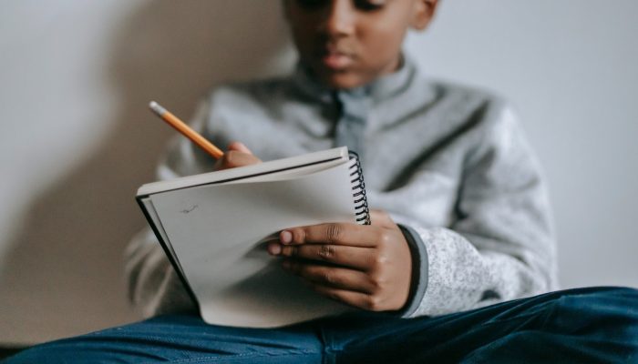 child writing about a time he had to accept 'no'