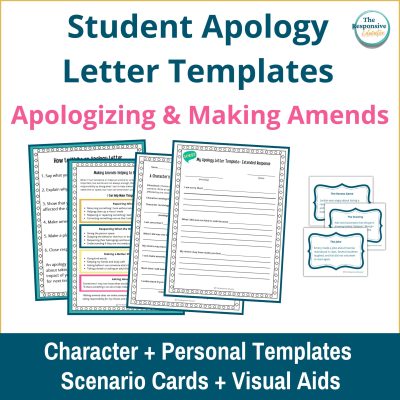 student apology letter template