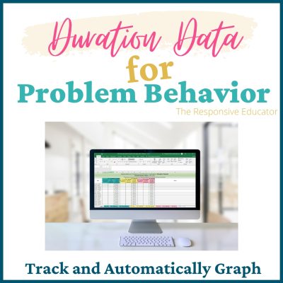 cover of duration data for problem behavior product