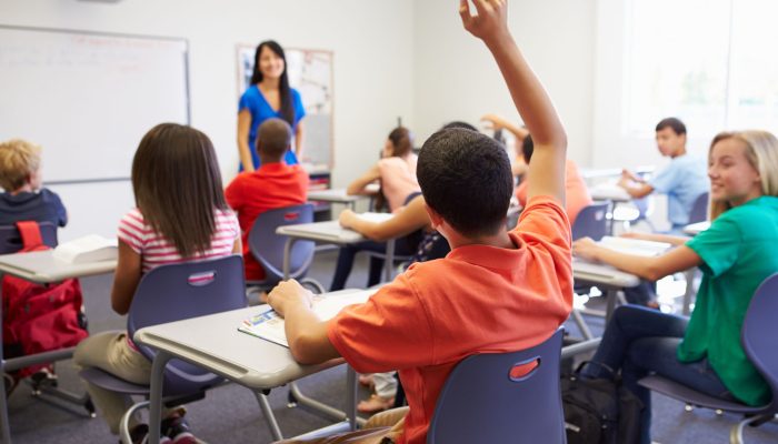 observe classroom raise hand