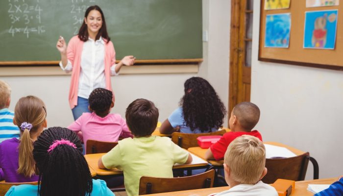 teacher and students